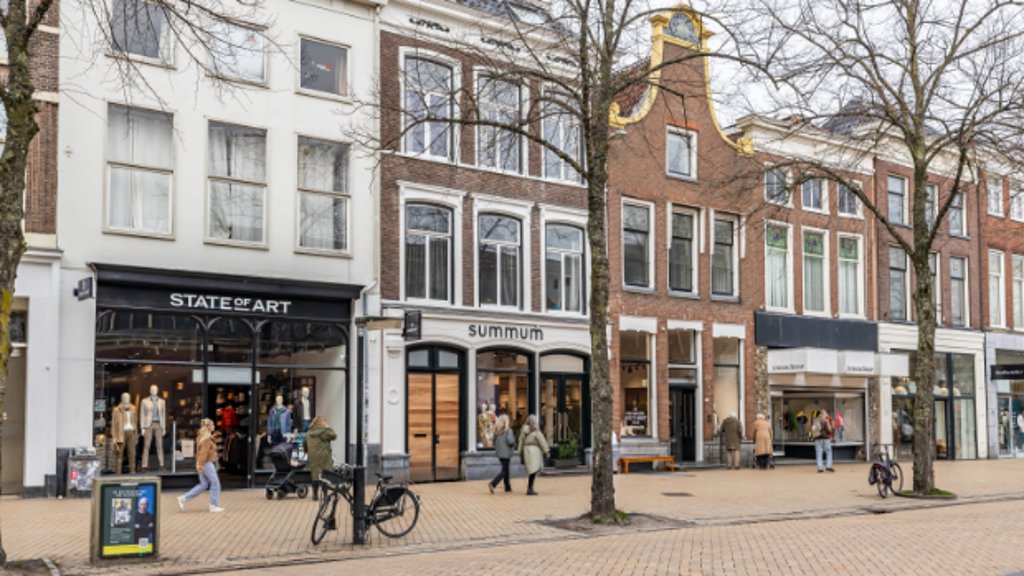 Akerkhof 17-A in Groningen. Je voelt hier de reuring van de stad.