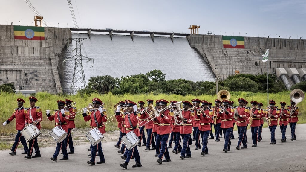 De inhuldiging van de ‘Grote Renaissancedam’ in Ethiopië.