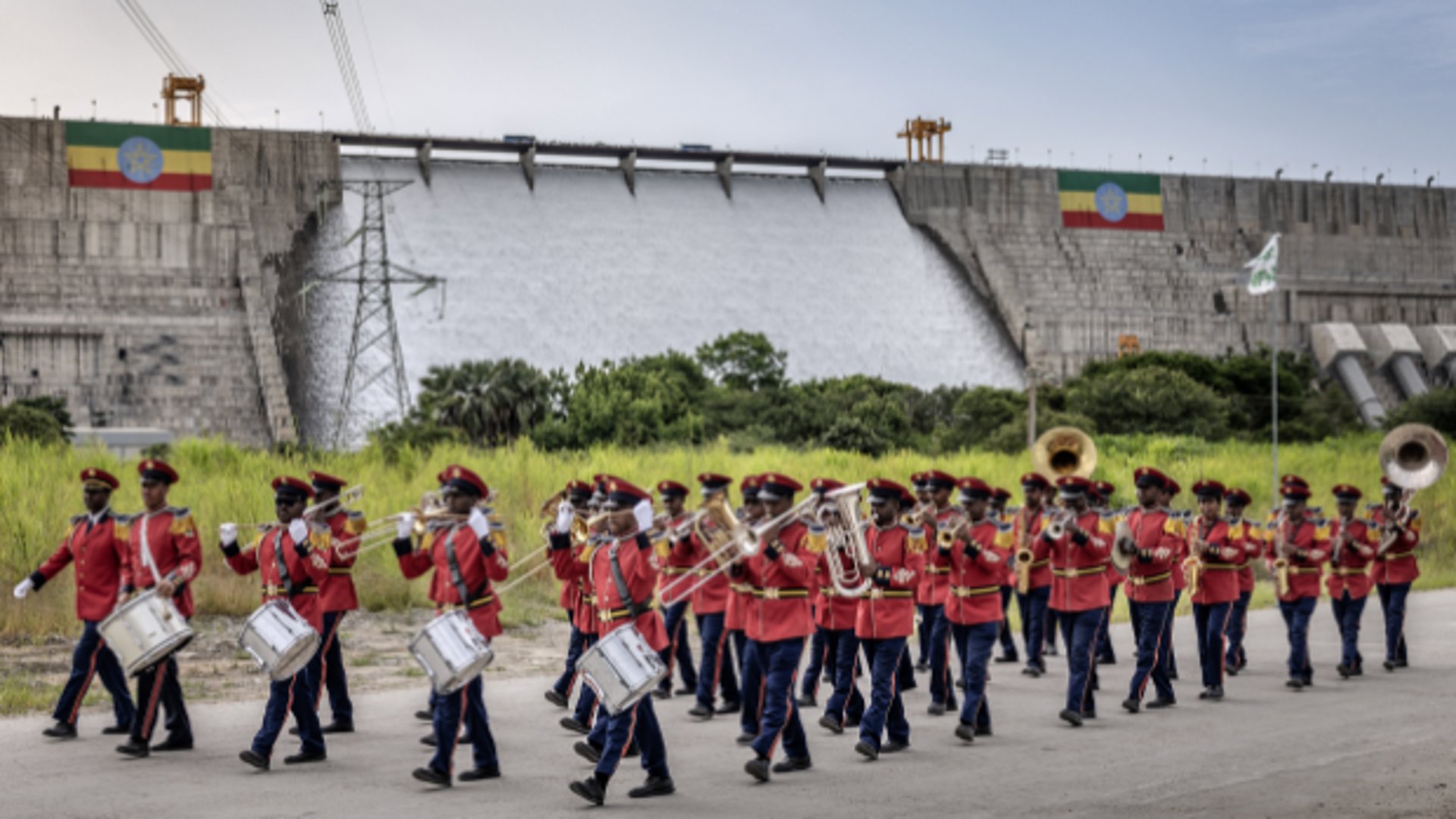 De inhuldiging van de ‘Grote Renaissancedam’ in Ethiopië.