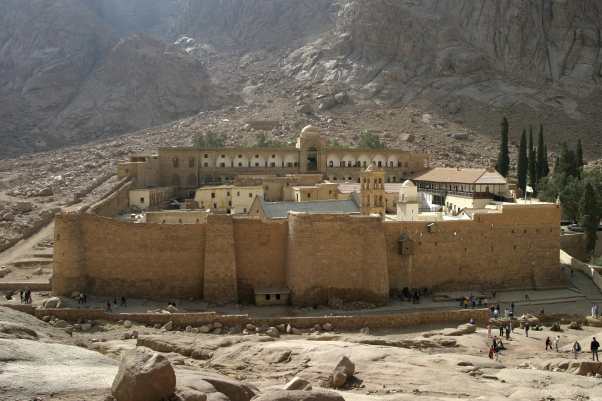In de omgeving van het beroemde Sint Catharinaklooster in de Sinaï moet meer ruimte voor toerisme komen, vindt de Egyptische overheid.