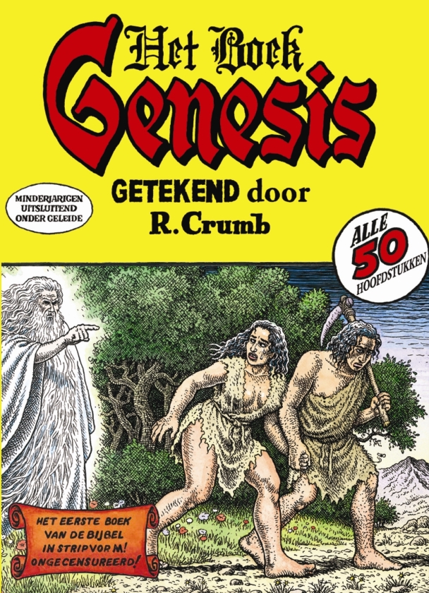Crumb tekent Genesis met respect
