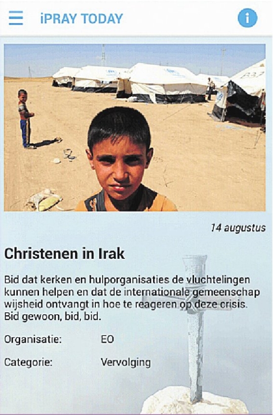 App iPray2day voor fris gebedsleven