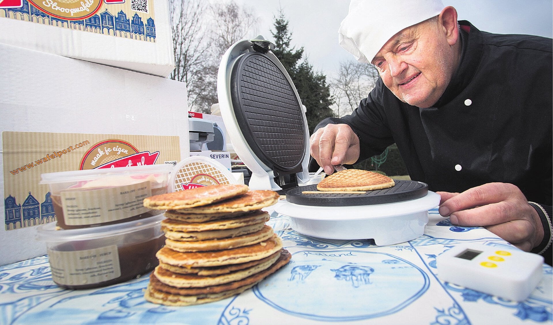 Verslaafd aan de stroopwafel