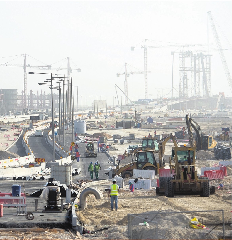 Bouwvakkers in Qatar werken nu voor WK in winter