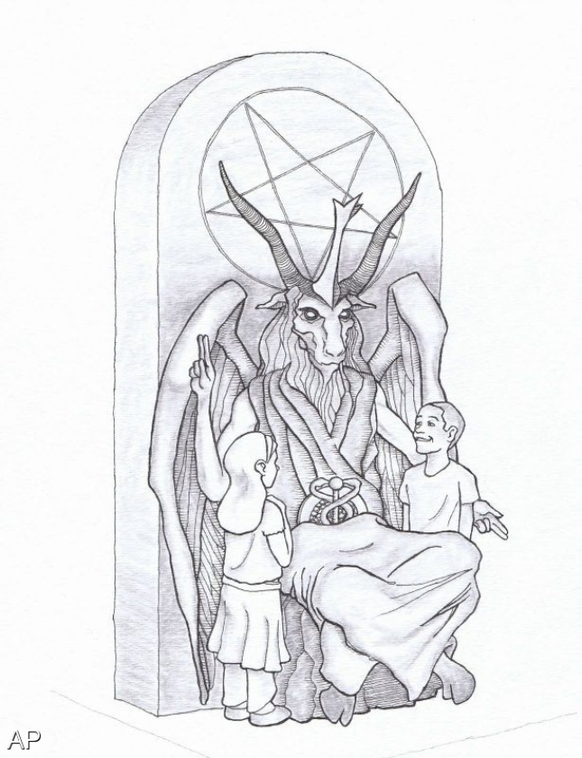 Satanaanbidders willen beeld in Oklahoma