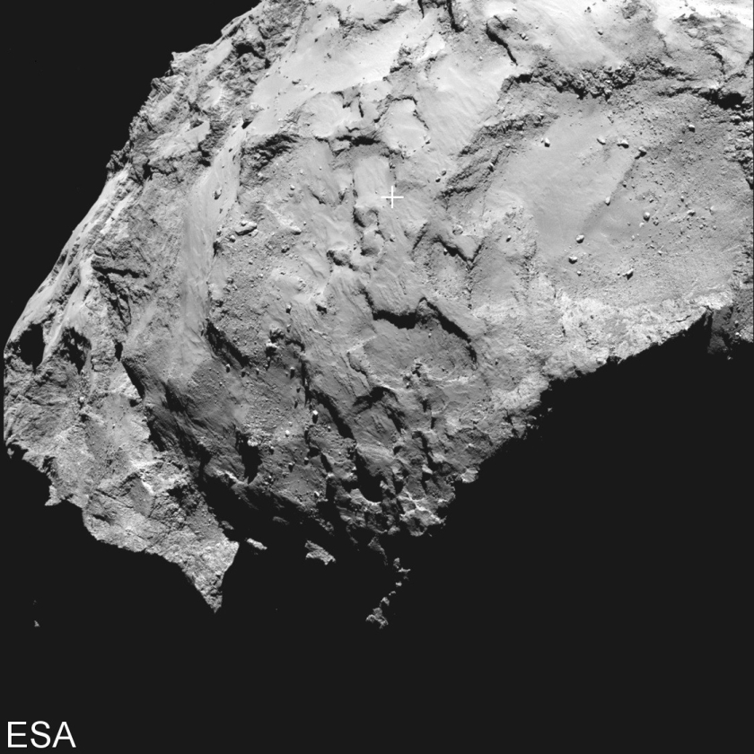 ESA kiest landingsplek voor Rosetta