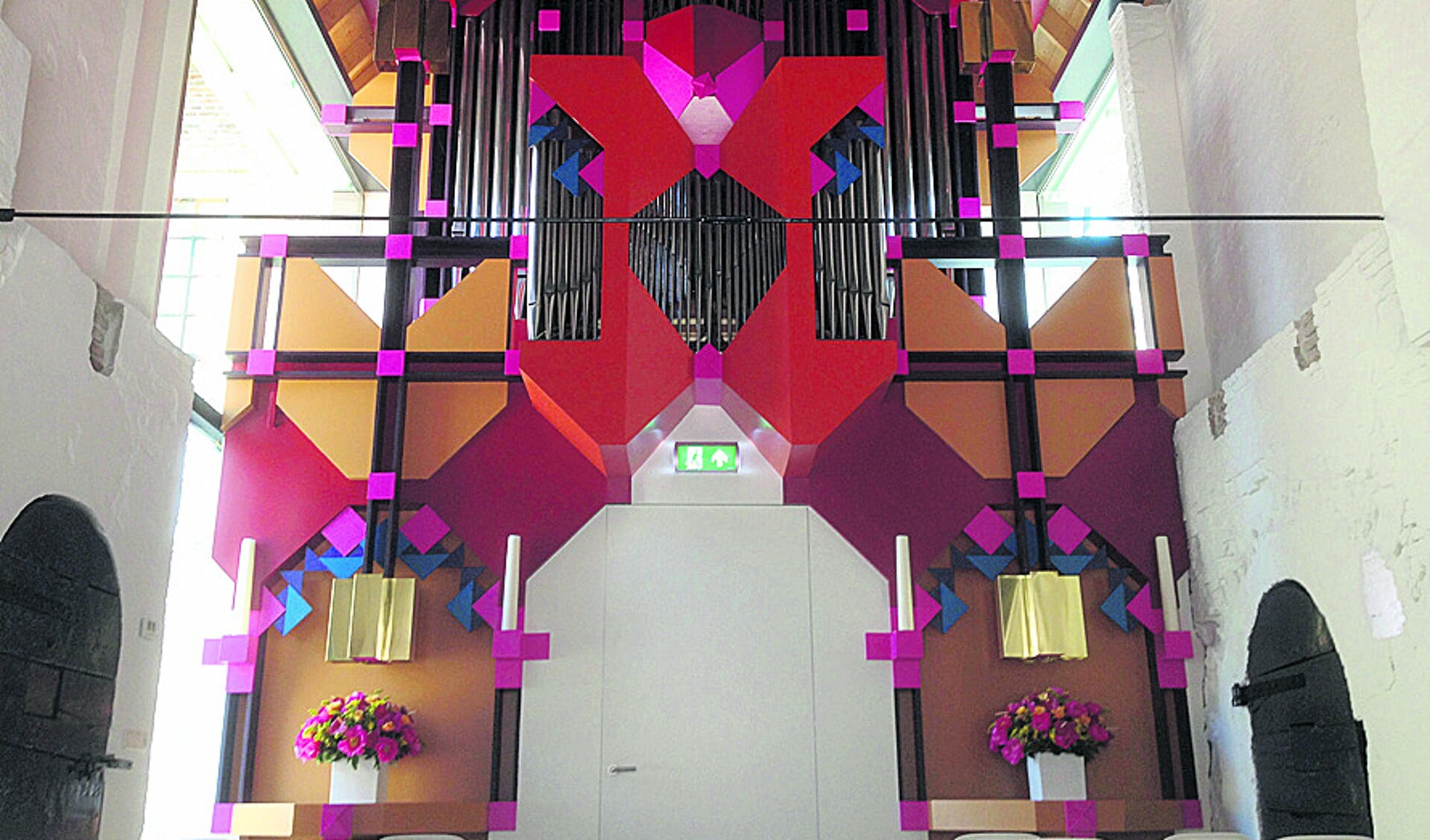Het Boon-orgel in Elburg: een 'Gesamtkunstwerk' met felle kleuren
