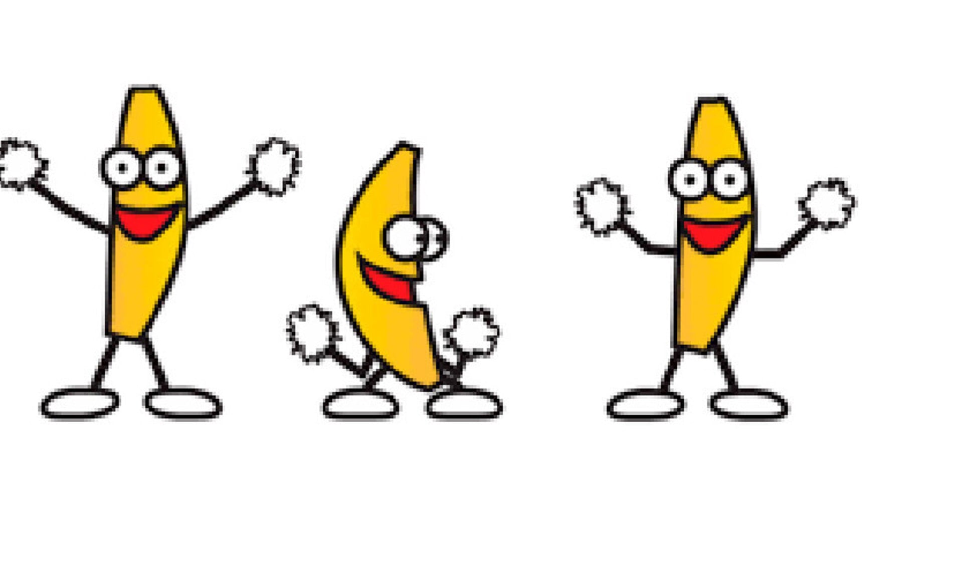 De dansende bananen, de populairste emoticon van Hyves.