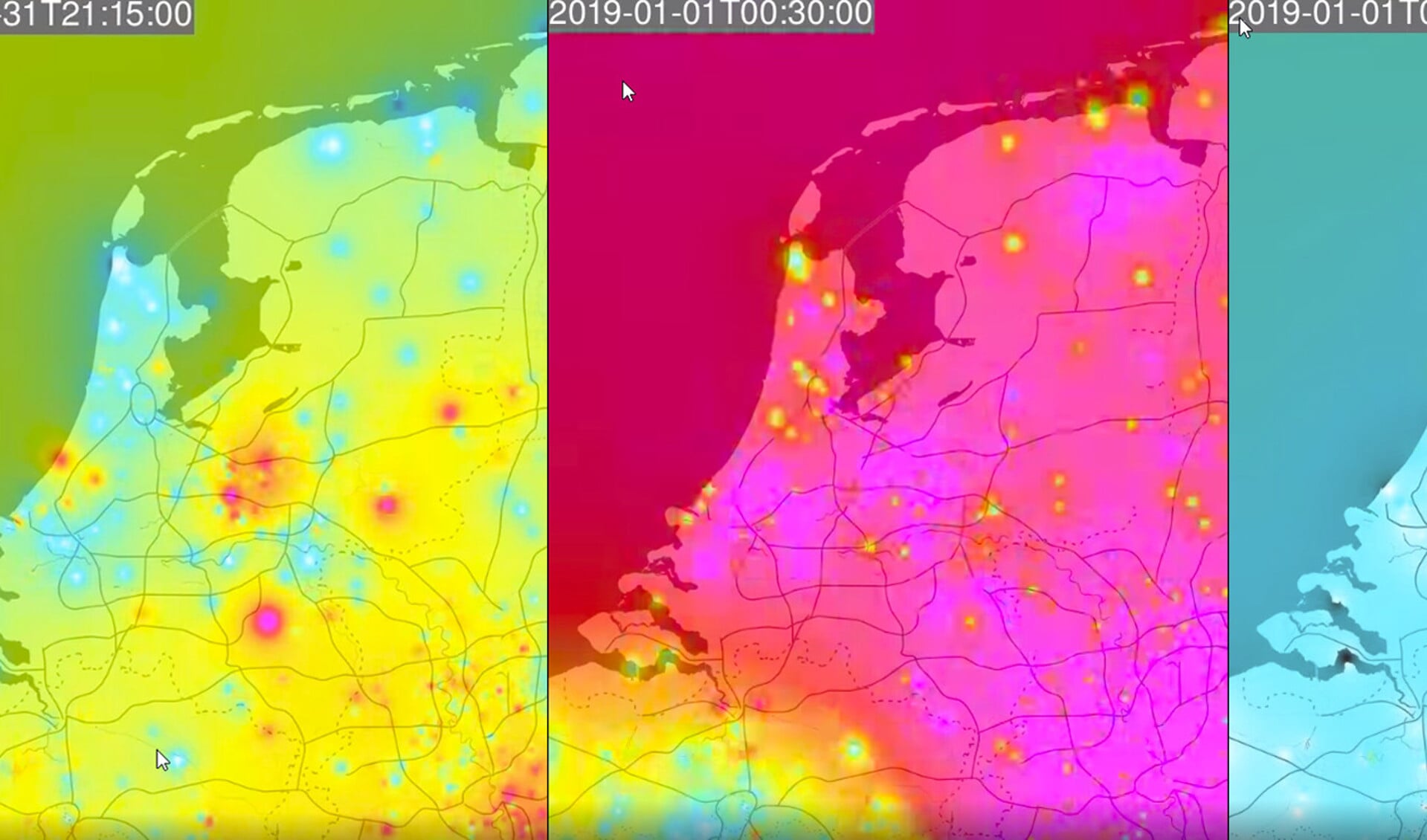 1 januari om 07.55 uur