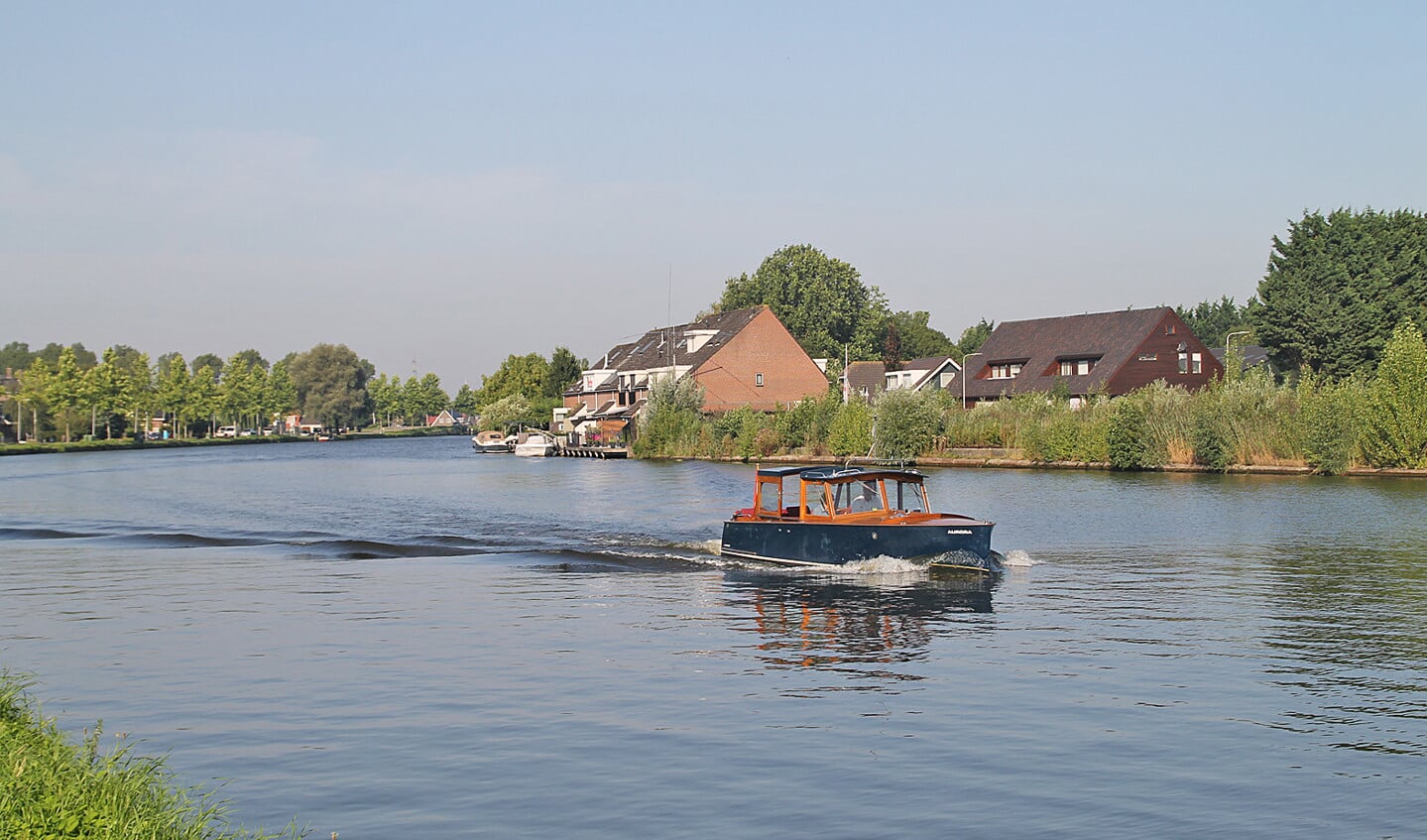 In Hazerswoude-Rijndijk hebben de inwoners uitzicht over de Oude Rijn.