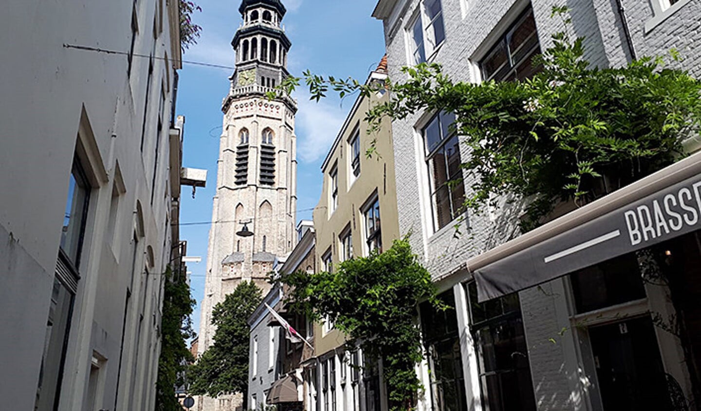 De karakteristieke Koorkerk van Middelburg.