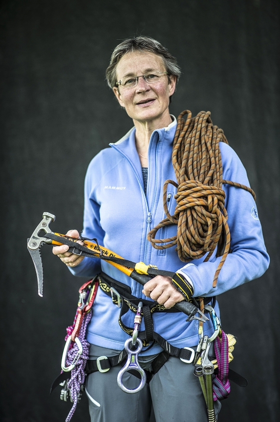Katja Staartjes, de eerste Nederlandse vrouw die op de top van de Mount Everest stond (Carel Schutte)