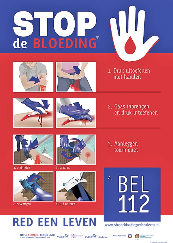 'Stop de bloeding'-cursus redt levens