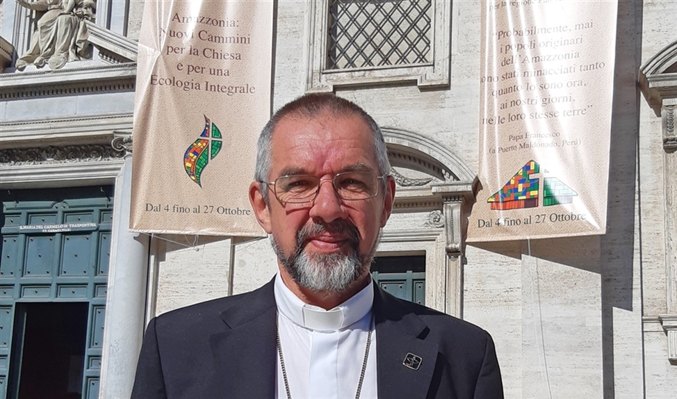 Philip Dickmans is bisschop van Miracema do Tocantis in de Amazone. ‘De kerk moet moedig zijn, dicht bij het volk.’ (nd)