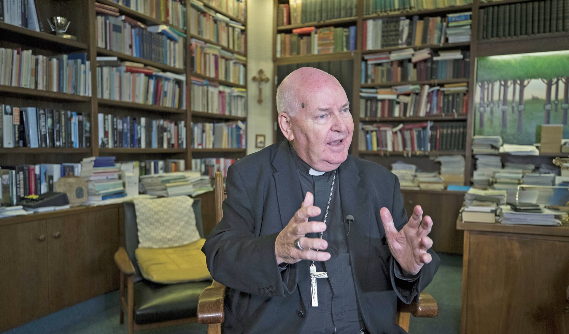Bisschop Frans Wiertz heeft vanwege zijn slechte gezichtsvermogen al vroegtijdig gevraagd om een opvolger.