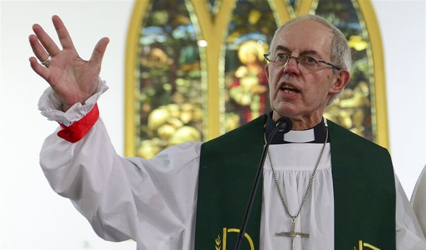 De aartsbisschop van Canterbury en leider van de Kerk van Engeland Justin Welby. (afp / Narinder Nanu)