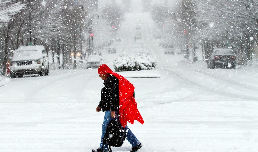De hevige sneeuwval die vandaag de Amerikaanse oostkust teistert, heeft luchtvaartmaatschappijen vrijdag al gedwongen 2800 vluchten te schrappen. In Tennessee (foto), North Carolina, Virginia, Maryland en Pennsylvania is de noodtoestand afgekondigd (ap / Erik Schelzig)