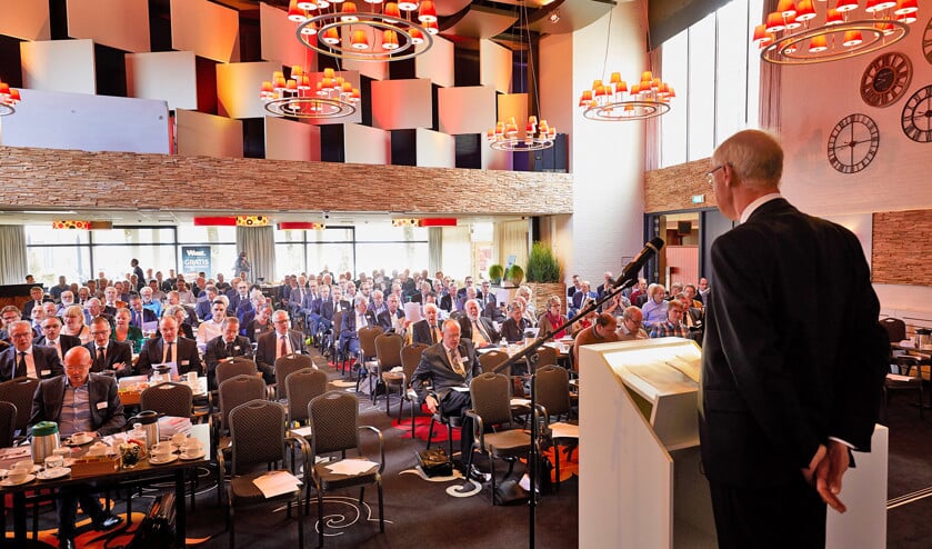 Op een studiedag van de ondertekenaars van de Nederlandse Nashvilleverklaring, in conferentiecentrum De Aker in Putten, kwamen donderdag zo’n 32o bezoekers af. (Jaco Klamer)