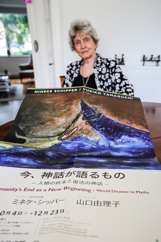 Mineke Schipper werkte voor de expositie samen met de Japans-Amerikaanse kunstenares Yuriko Yamaguchi. (Maarten Boersema)