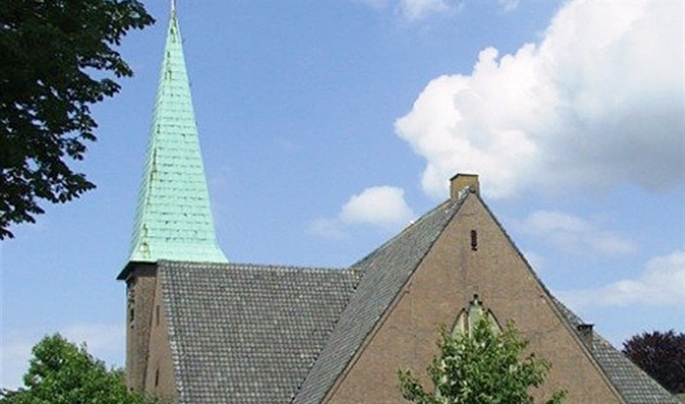 De hervormde kerk in het Zeeuwse Rilland