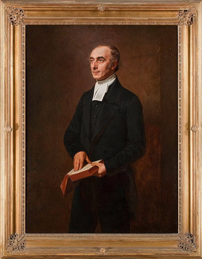 Het Catharijneconvent, museum voor christelijke kunst in Utrecht, krijgt morgen een portret van de bekende theoloog Hermann Friedrich Kohlbrugge (1803-1875). Kohlbrugge was in de negentiende eeuw een beroemd theoloog, wiens preken nog altijd gelezen worden (Museum Catharijneconvent)