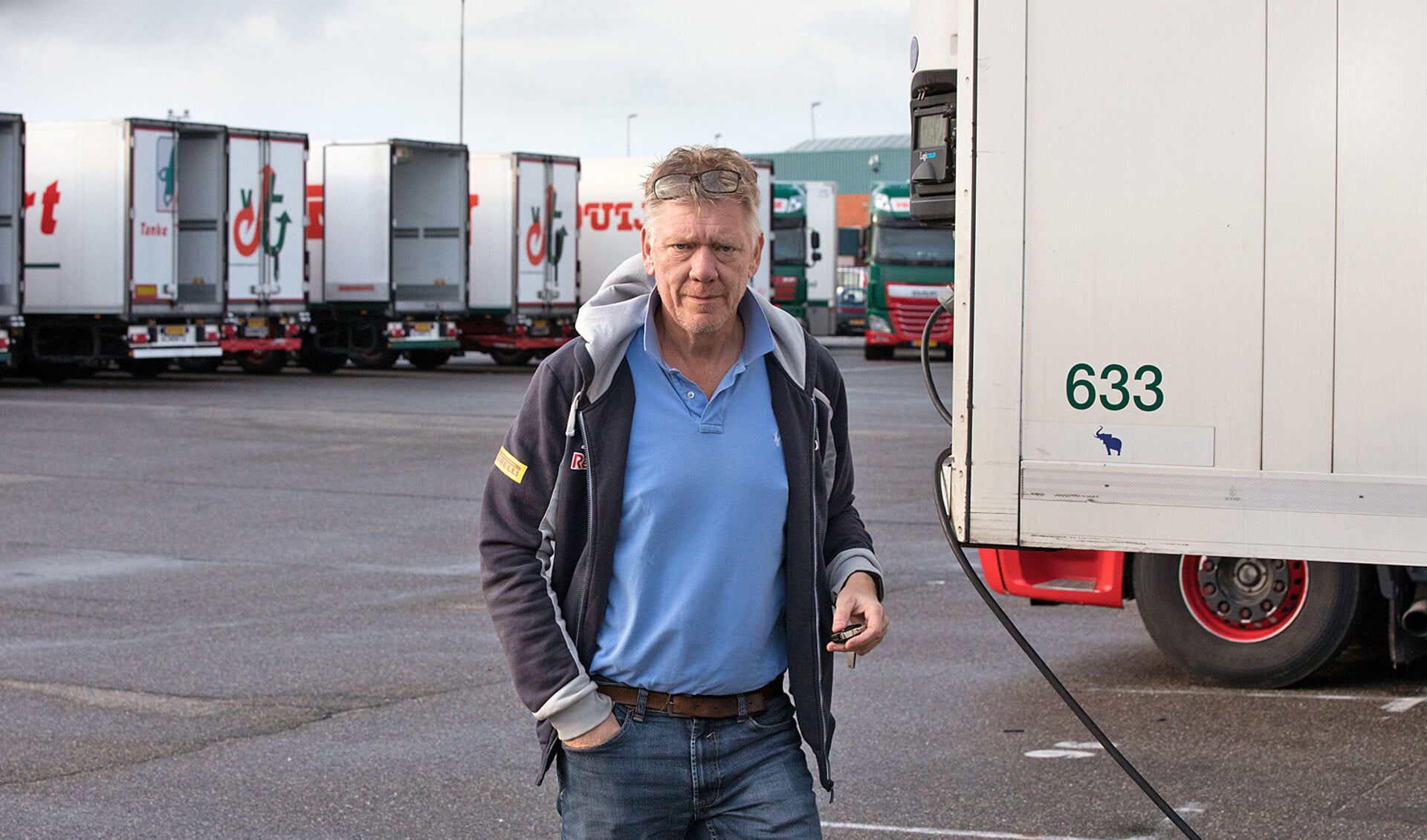 Vrachtwagenchauffeur Martin Jongejan kreeg al eens te maken met inklimmers.