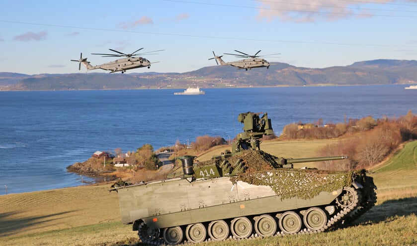 Volgens generaal Broeks moeten de lidstaten voldoende geloofwaardig militair vermogen opbouwen. Deze foto is gemaakt tijdens de grote NAVO-oefening Trident Juncture eind vorig jaar in Noorwegen. (Riekelt Pasterkamp en navo)