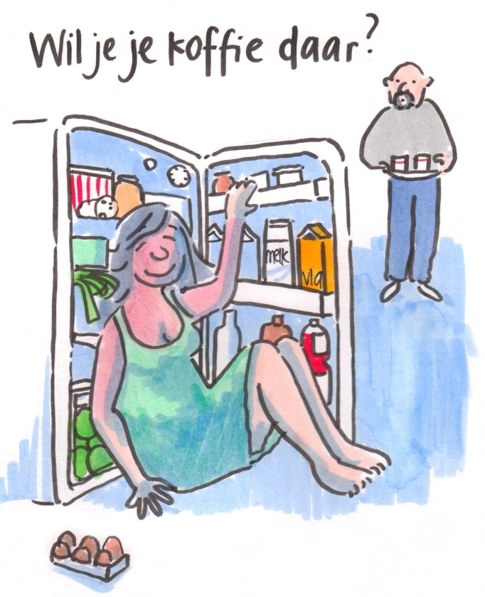 In een hemdje de vrieskou in (Willeke Brouwer)