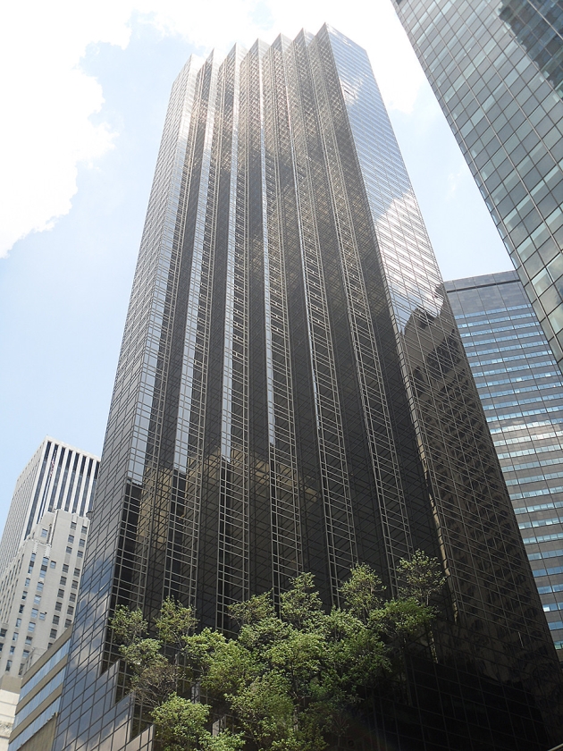 De Trump Tower in Manhattan moest van Donald Trump het ‘meest fantastische gebouw’ van New York worden. (nd en ap / Seth Wenig)