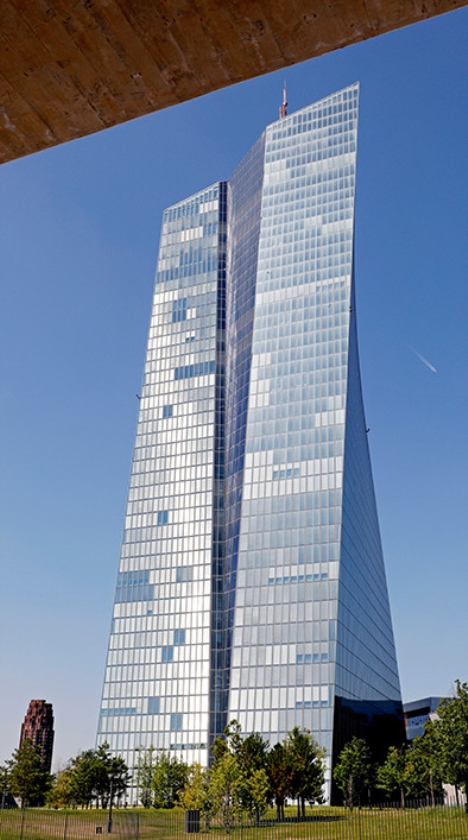 Het hoofdkantoor van de ECB. (epa / Ronald Wittek)