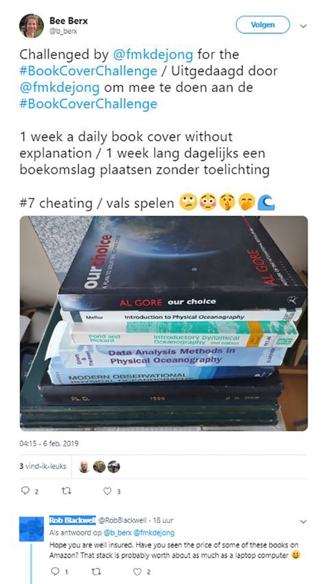 De Book Cover Challenge verovert de wereld (twitter)