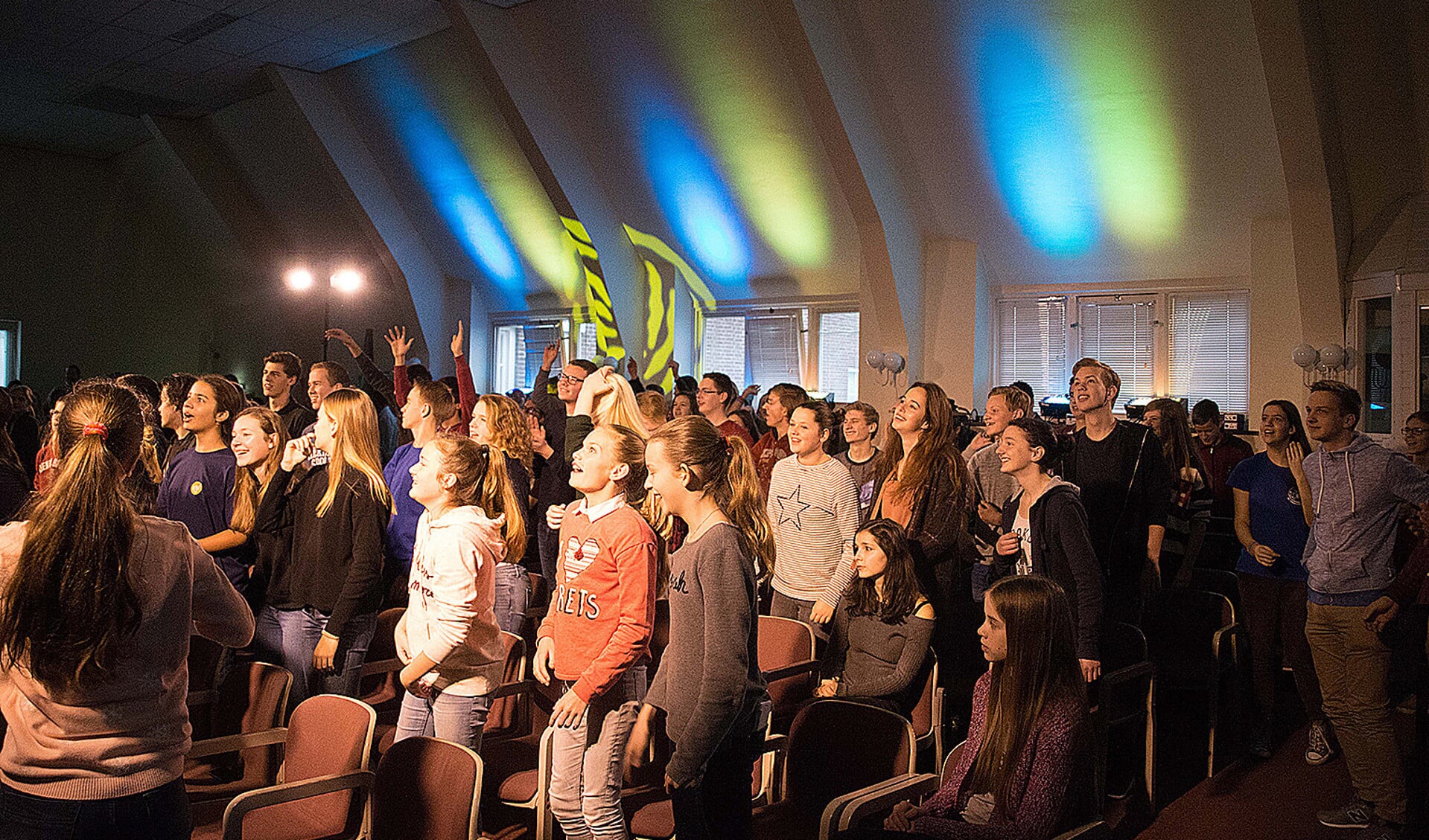 Het jongerenfestival Hightime van de Katholieke Charismatische Vernieuwing, eind december 2016. Er waren volgens de organisatie 150 jongeren en 80 medewerkers voor naar het bezinningscentrum Emmaus in Helvoirt gekomen.
