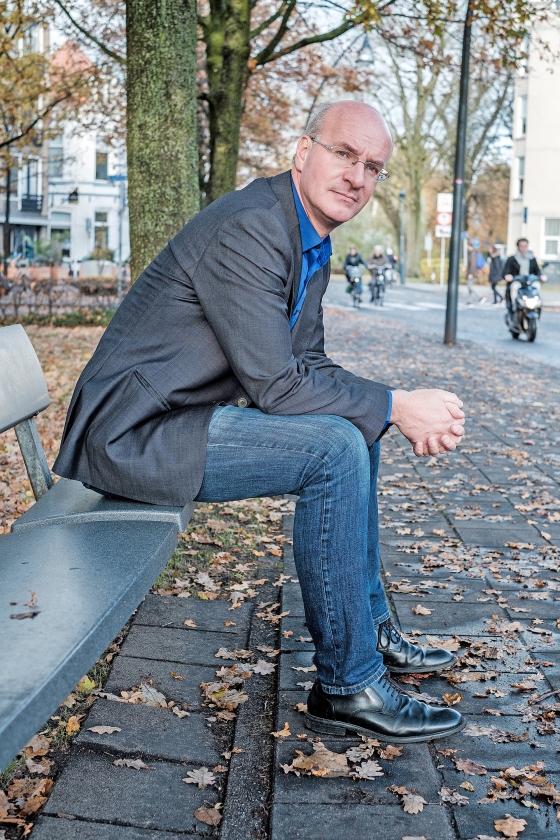 Predikant Jos Douma: ‘Ik pleit ervoor ook in kleinere groepen het brood te delen en de wijn te drinken.’ (Dick Vos)