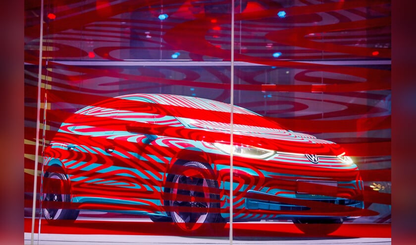 De Volkswagen ID 3 die begin mei werd gepresenteerd in Berlijn moet Volkswagens elektrische massamodel worden. (afp)