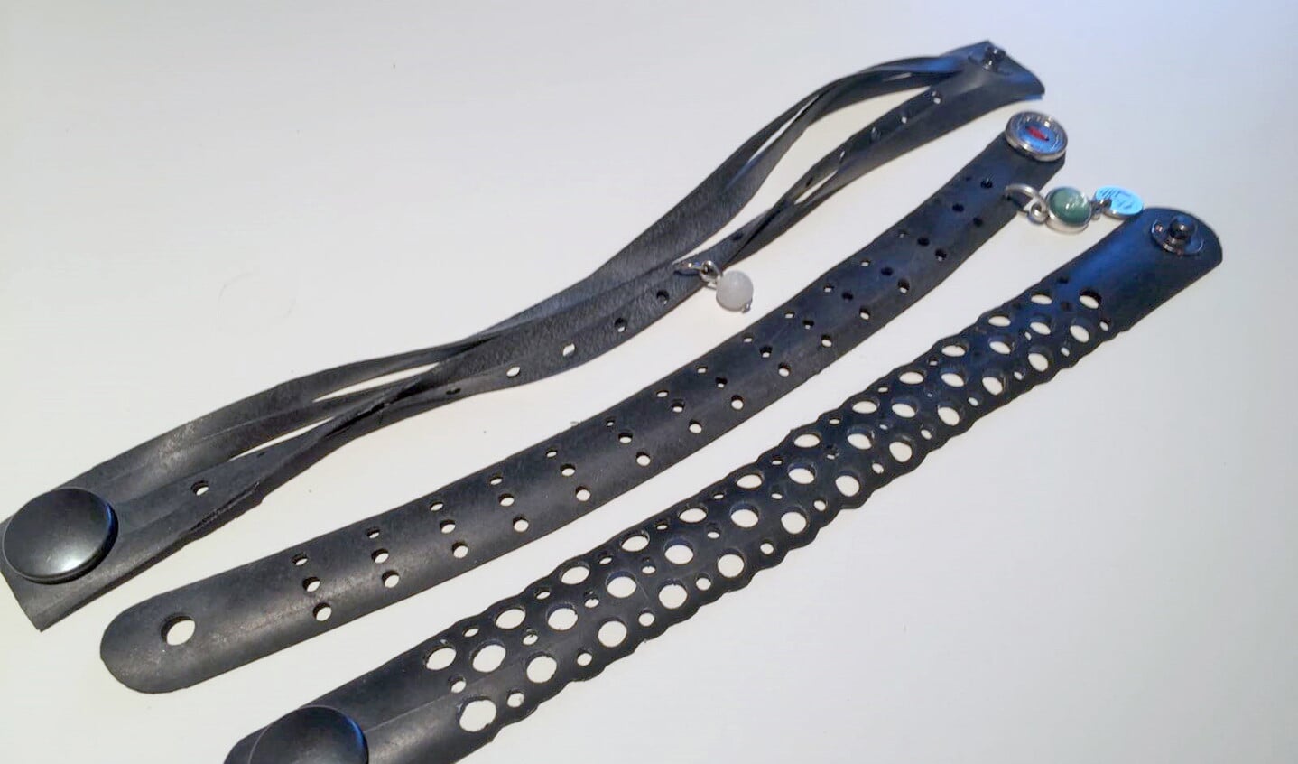 Verlengen Samengroeiing Surichinmoi Creatief: armbanden maken van een fietsband - Nederlands Dagblad. De  kwaliteitskrant van christelijk Nederland