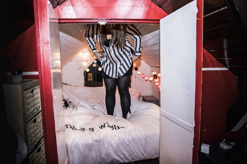 Maar liefst 650 euro per maand betaalt student Margot Roeten voor een kamer van 4 vierkante meter in Amsterdam. (Marlena Waldthausen)