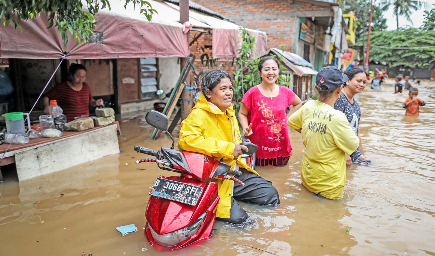 De Indonesische metropool Jakarta is aan het zinken.