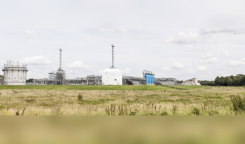 Een traditionele gasopslag van de NAM in Langelo. Het bedrijf wil zich oriënteren op de mogelijkheden voor het opslaan van duurzame energie en schreef een wedstrijd uit voor slimme oplossingen. (Harry Cock en anp / Jerry Lampen)