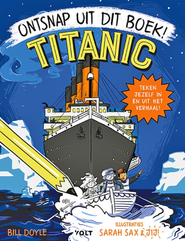 Kinderboeken: Titanic, ontsnap uit dit boek!, De dikste opa van de wereld en Fantastische foto’s