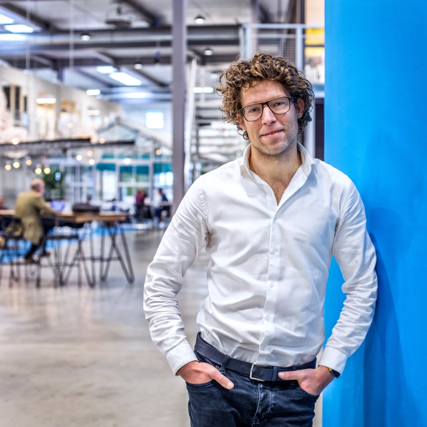 Thijs de Vries, ceo van Warp Industries. (Raymond Rutting)