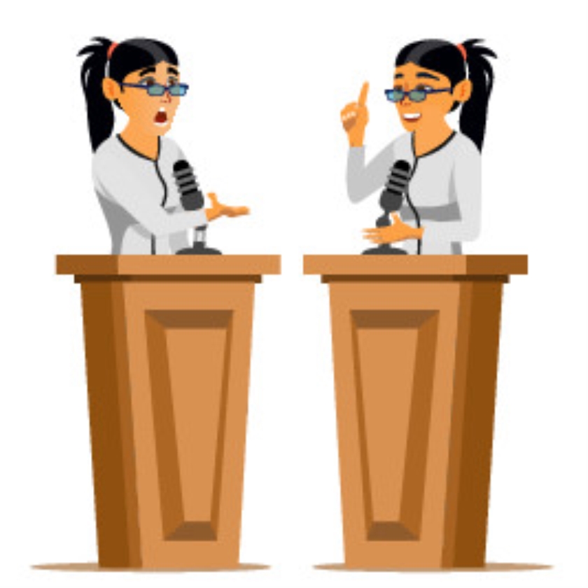Huis van Belle: Help, ik moet debatteren! (istock)