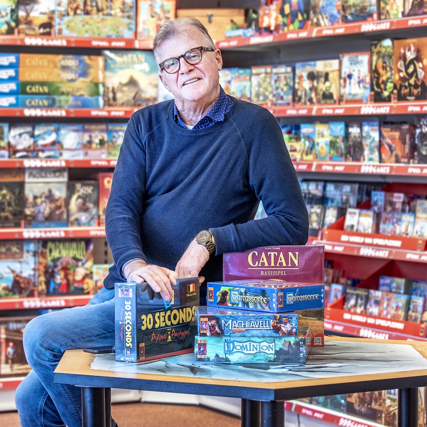 Directeur en oprichter van 999 Games Michael Bruinsma. (Raymond Rutting)