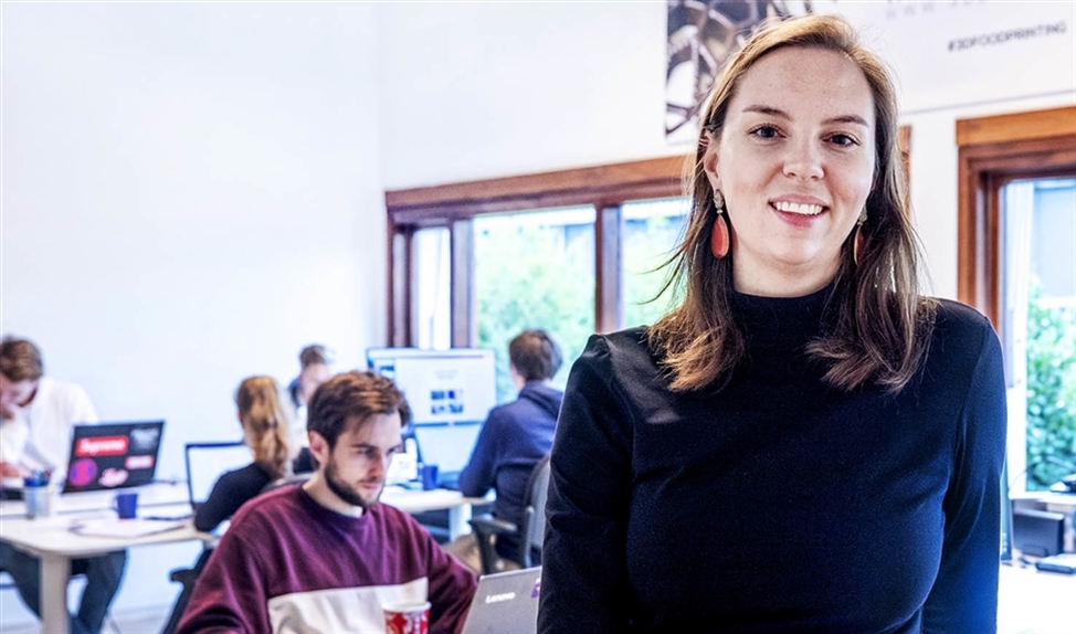 Directeur Nina Hoff van byFlow foodprinters.