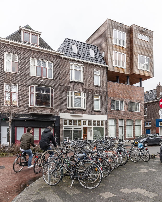 De Parkweg in Groningen, die veel studentenwoningen kent. (Harry Cock)