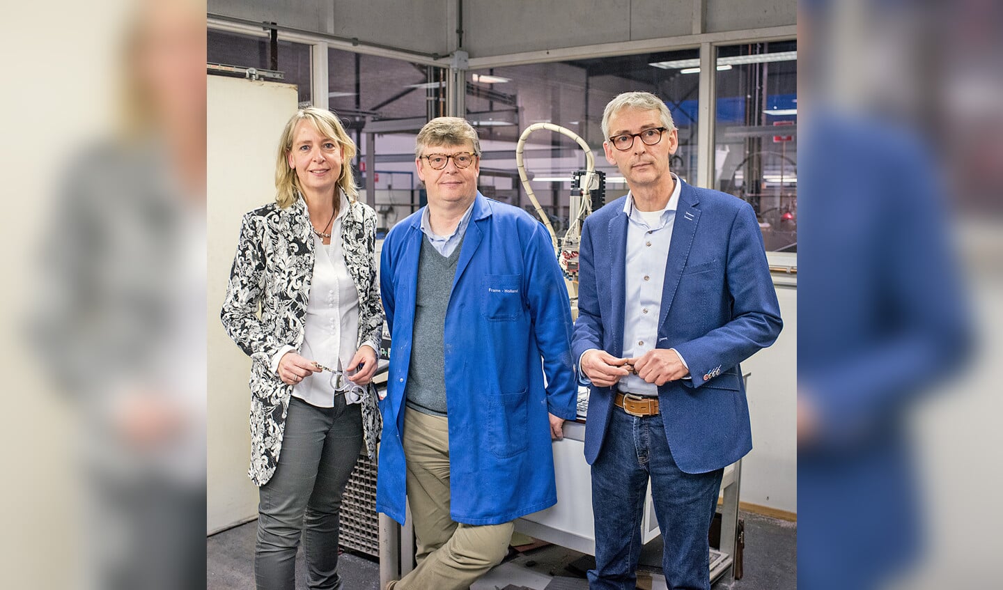 De directie van Frame Holland: Saskia, Hans en Menno Borsboom.