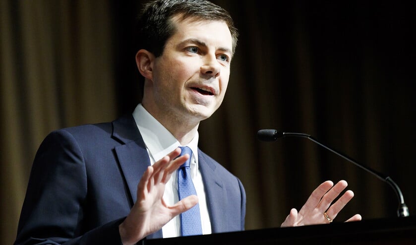 ‘Geen enkele partij heeft het monopolie op religie’, vindt de 37-jarige Democraat Pete Buttigieg. (epa / Justin Lane)