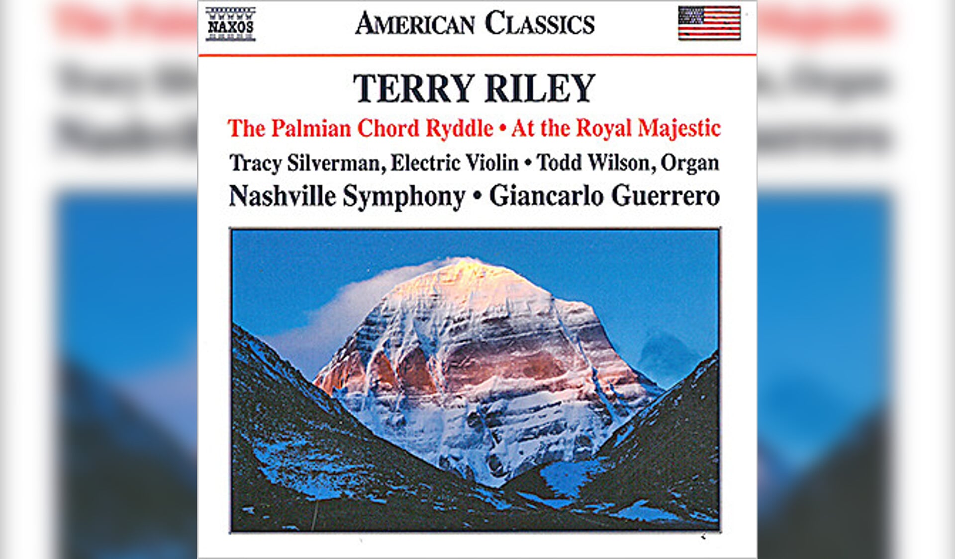 CD: Terry Riley - The Palmian Chord & At The Royal Majestic