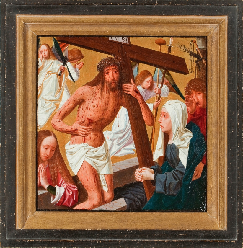 Geertgen tot Sint Jans, Man van smarten, ca. 1490, 0lieverf op hout, 24,5 x 24 cm, Museum Catharijneconvent (catharijneconvent)