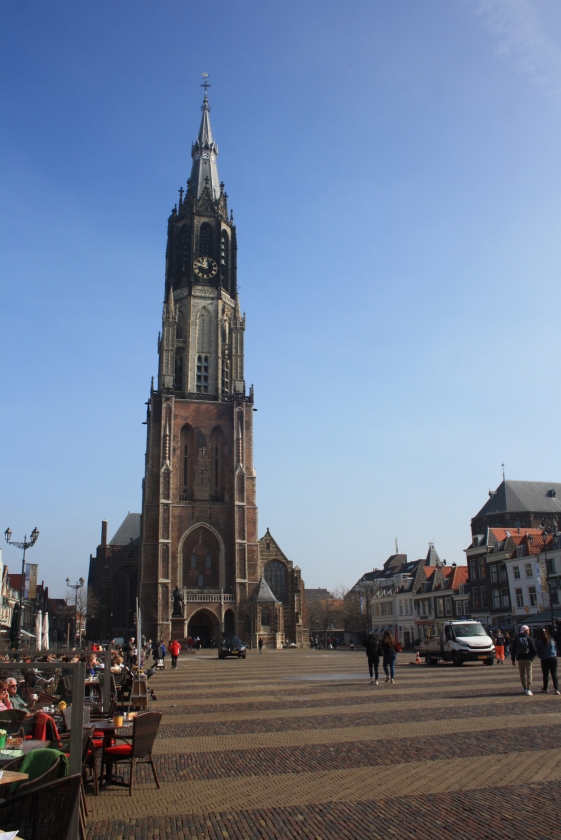 De statige Nieuwe Kerk van Delft. (Arjan Glas)