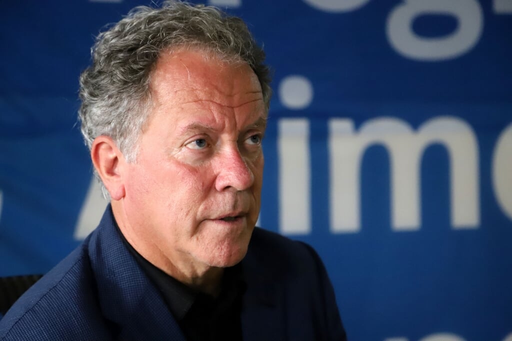 2020-10-09 14:25:04 David Beasley, Executive Director of the World Food Programme (WFP), is seen at the WFP headquarters Niamey on October 9, 2020.
Souleymane Ag Anara / AFP (beeld Souleymane ag Anara / afp)